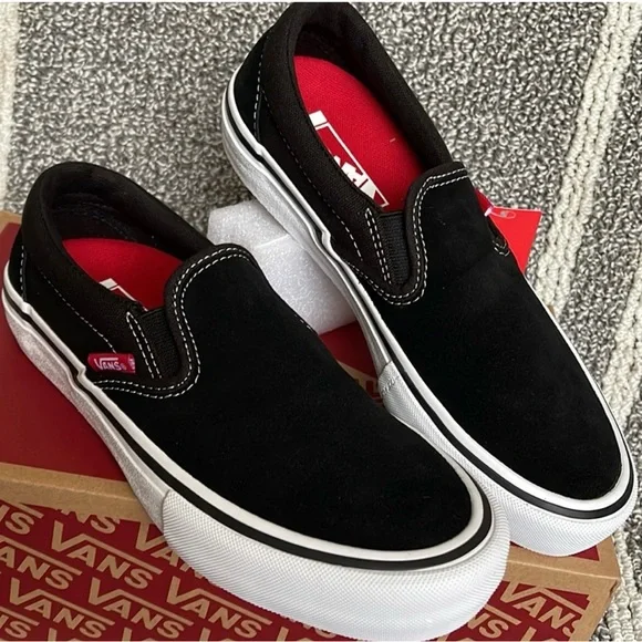 Vans Black Slip-On Shoes - Picture 5 of 8